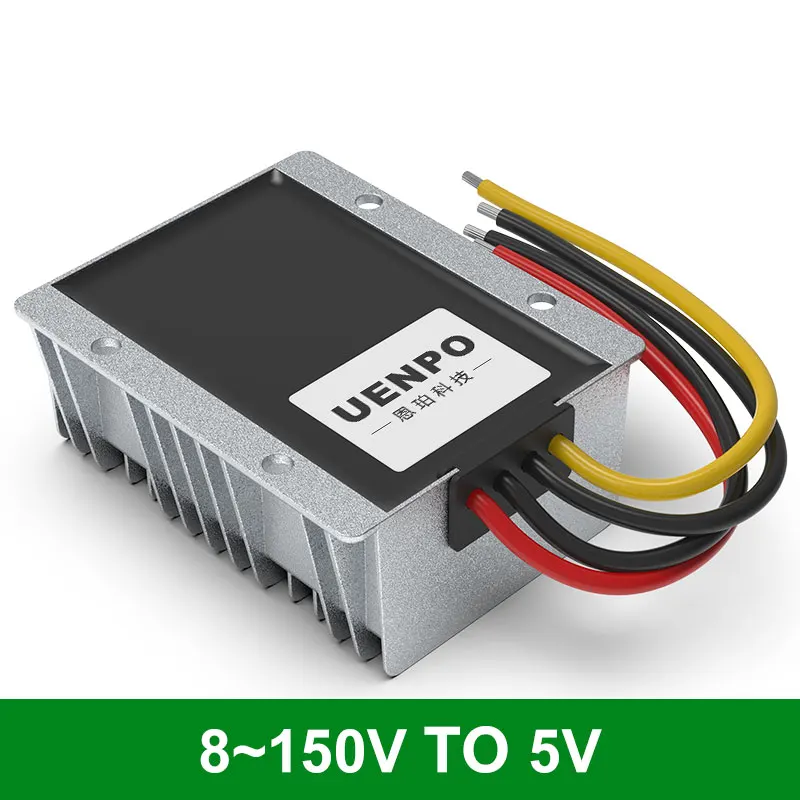 

12V to 5V DC converter 24V36V48V60V72V96V108V120V to 5V voltage reducer 24V to 5V power supply on-board display screen