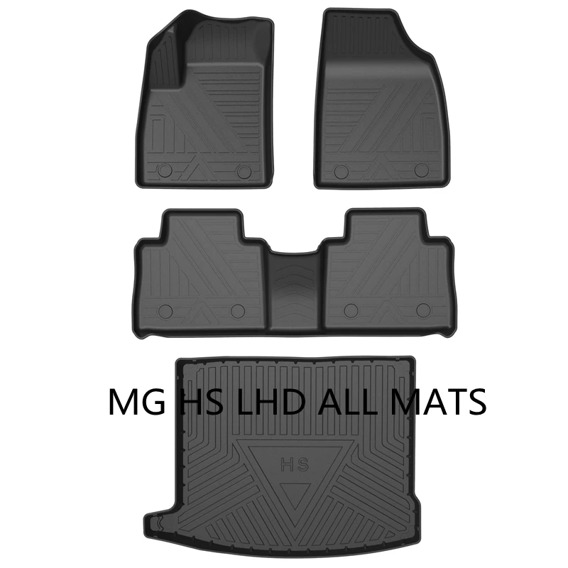 Use for MG HS car carpet MG HS AllWeather Floor foot mat MG HS trunk mat Full Set Trim to MG HS waterproof floor mat MG HS mat
