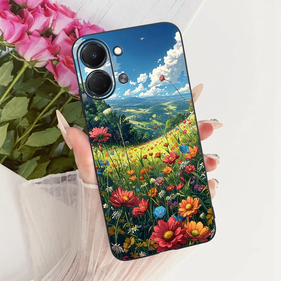 Luxury Butterfly Painted Shockproof Soft TPU Phone Case