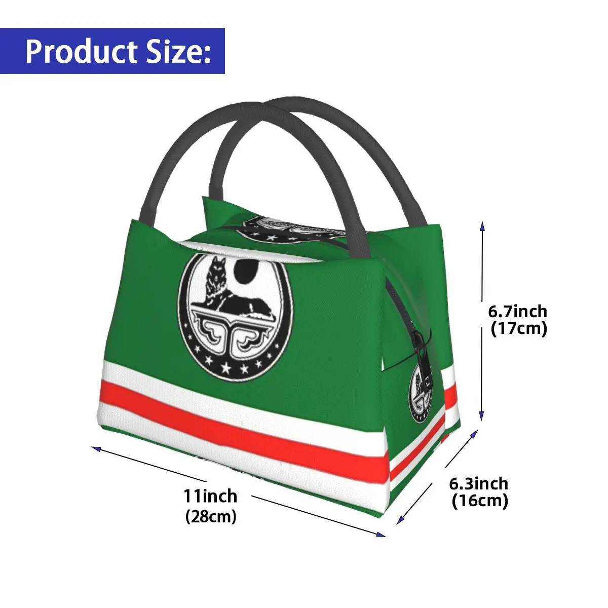 ICHKERIA FREEDOM - ICHKERIA FLAG Portable insulation bag for Cooler Thermal Food Office Pinic Container