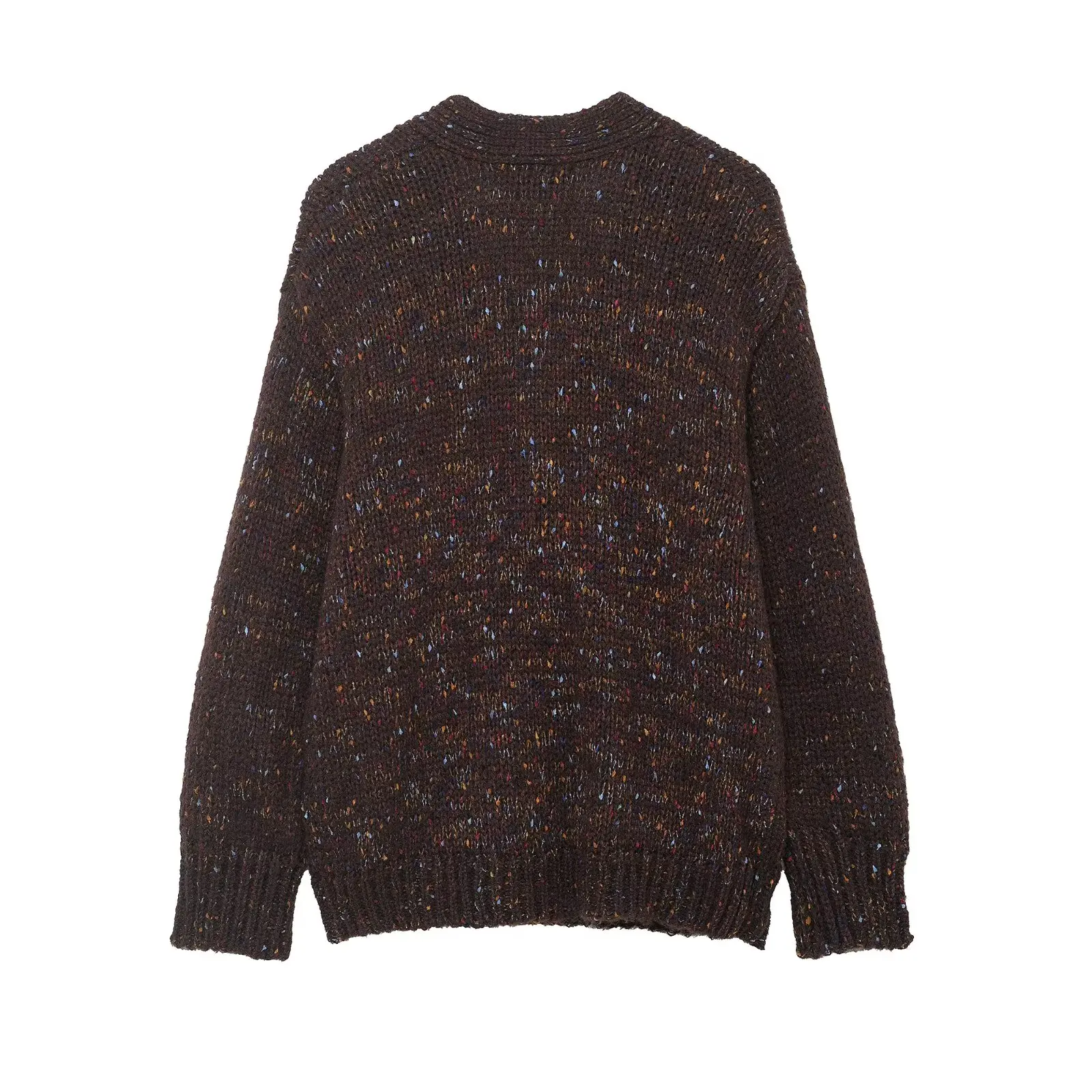 2025 New Women Fashion Knitted Cardigans Long Sleeve Button V-Neck Sweater Cardigan Autumn Winter New Style Outerwear