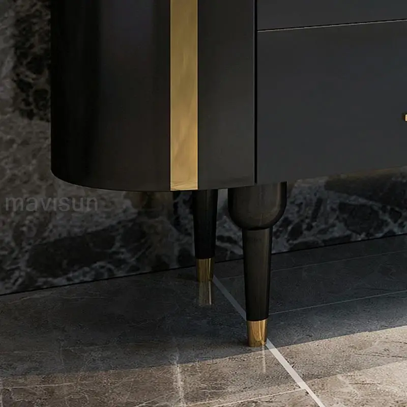 Italian Hot Sale Dining Room Storage Cabinet Multifunctional Space-Saving Home Furniture Kitchen Locker With Drawers