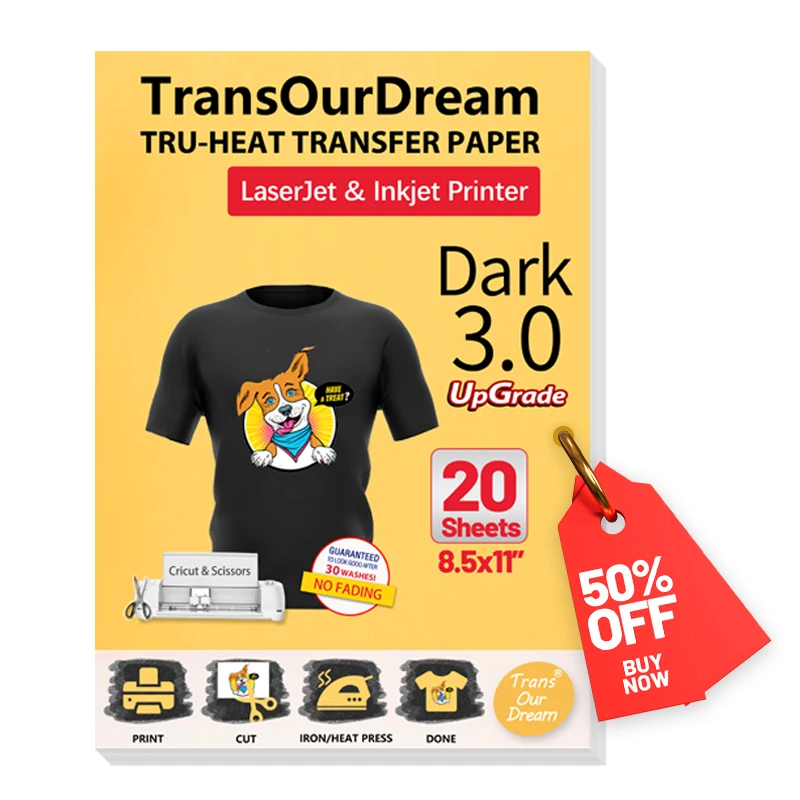 Heat Transfer Paper Laser Printer T Shirt Transfer Printable Heat - Main Image