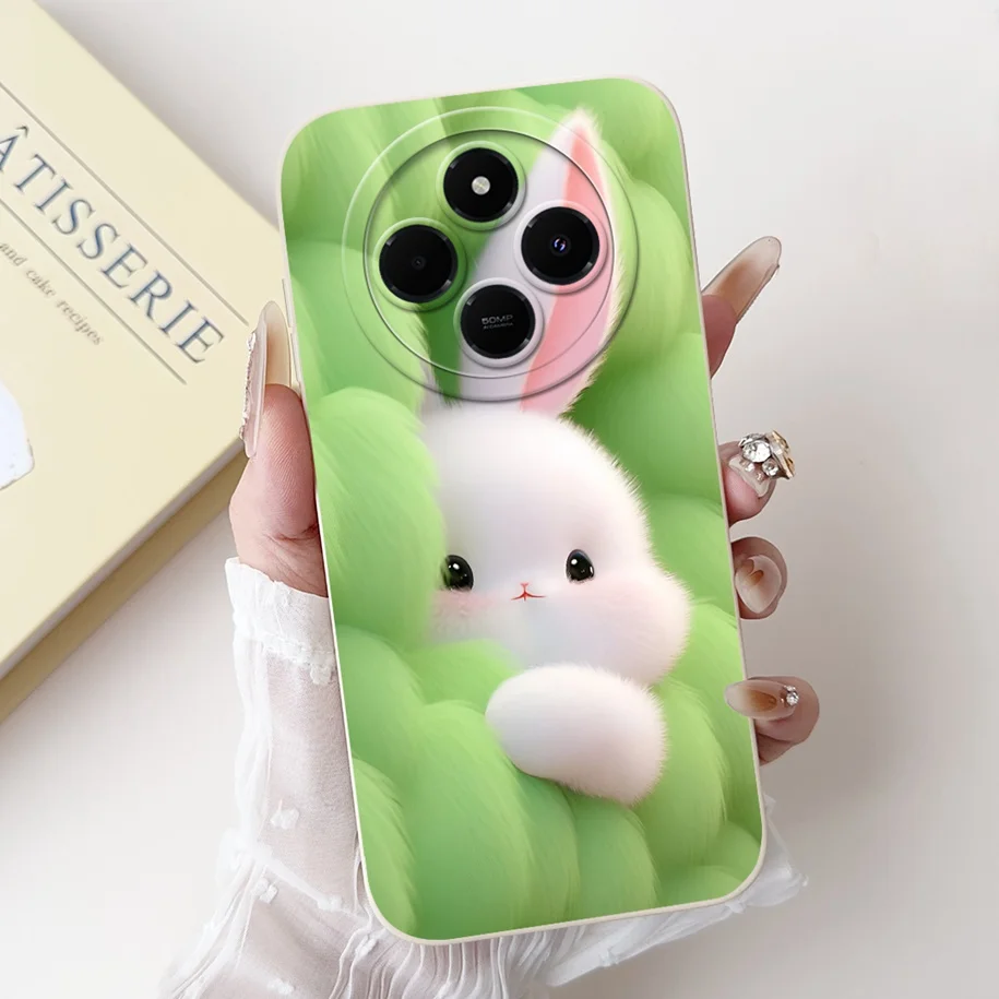 Cute Panda Rabbit Cartoon Soft Matte Silicone Back Cover Case
