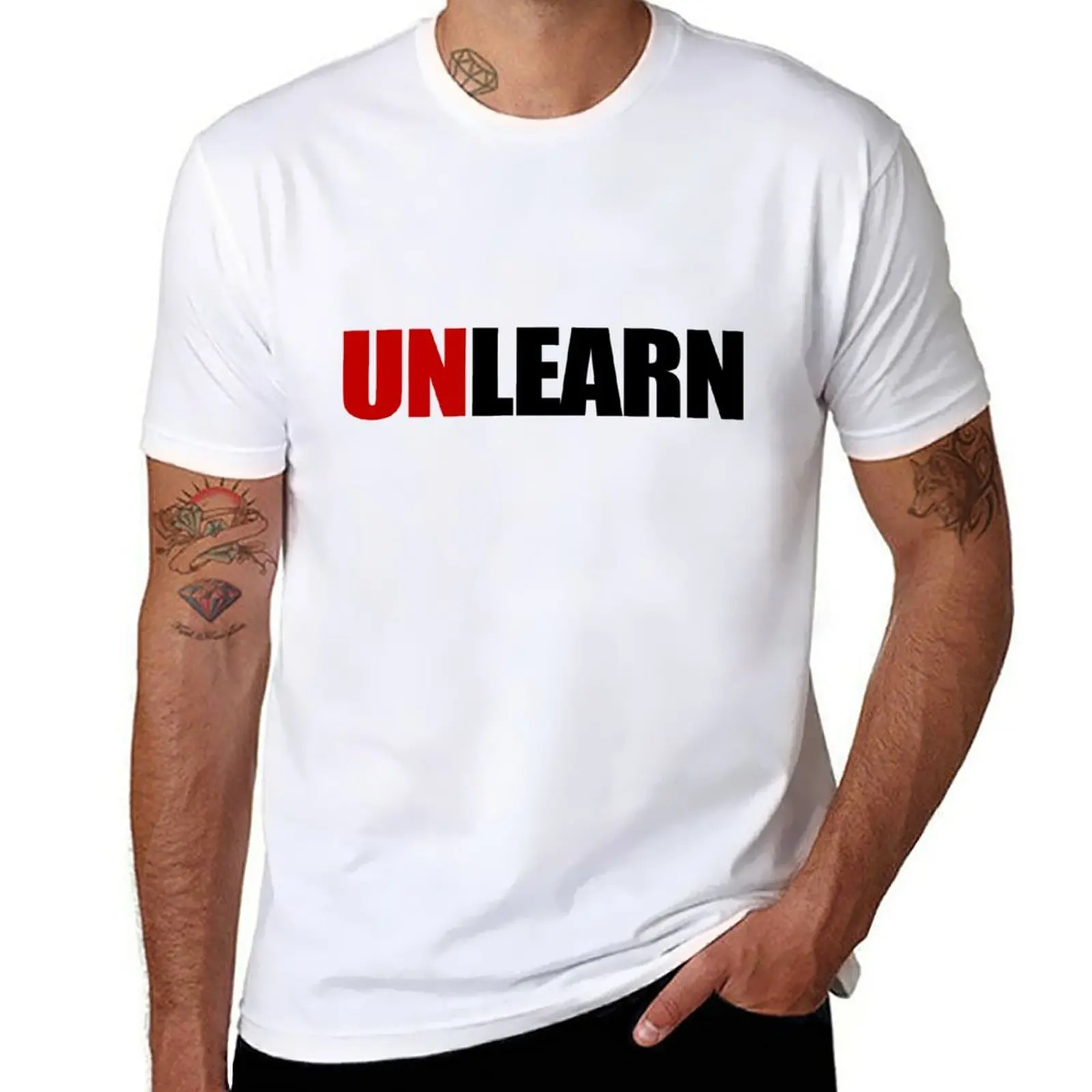 

New UNLEARN T-Shirt new edition t shirt Anime t-shirt vintage clothes T-shirt for a boy Men's clothing