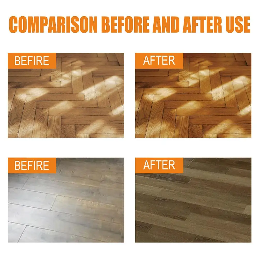 100ml Wood Floor Brightening Cleaner Decontamination Agents For Tiles Floor Scratch Repair Agents Clean Tools floor cleaner liquid