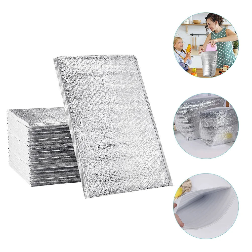 

Aluminum Foil Insulation Bag Food Portable Convenient Multi-function Thermal Camping Accessories