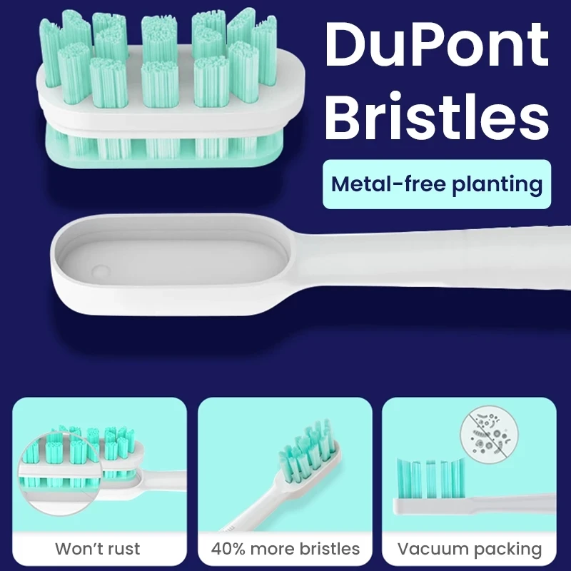 Sonic Electric Toothbrush Heads Replaceable Refill Nozzles Anti-Dust Caps 4Colors For xiaomi Mijia T300/T500/T700 toothbrush heads