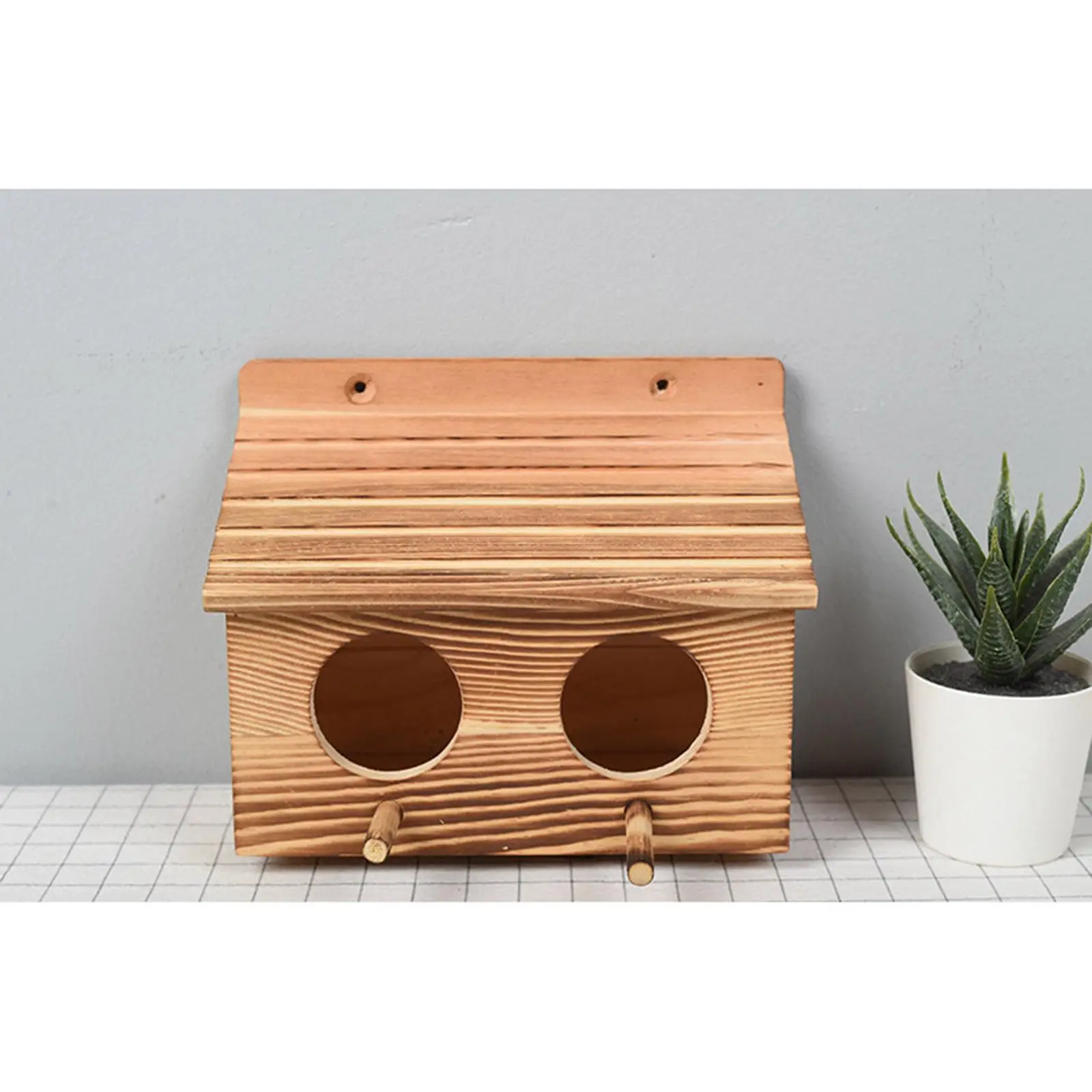 Bluebird Wooden House Outside-, Outdoor And Weatherproof Birdhouse with 