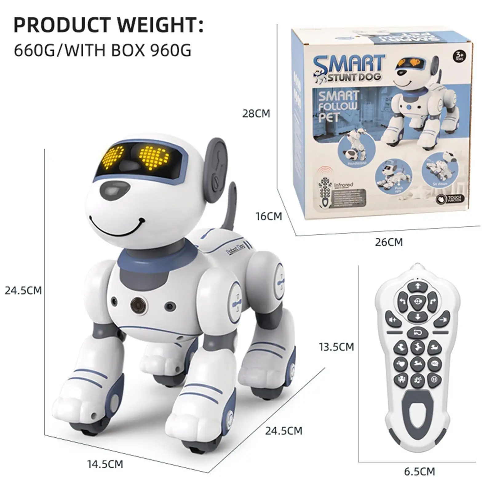 Smart Robot Dog Toys Interactive Play for Boys and Girls Age 5 6 7 8 9 10 Boys Girls 6