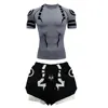 Anime Jujutsu Kaisen Compression Set Fitness Suit for Men Quick Dry 3D Compression Shirt+Gym Shorts Running Workout Sportswear 4