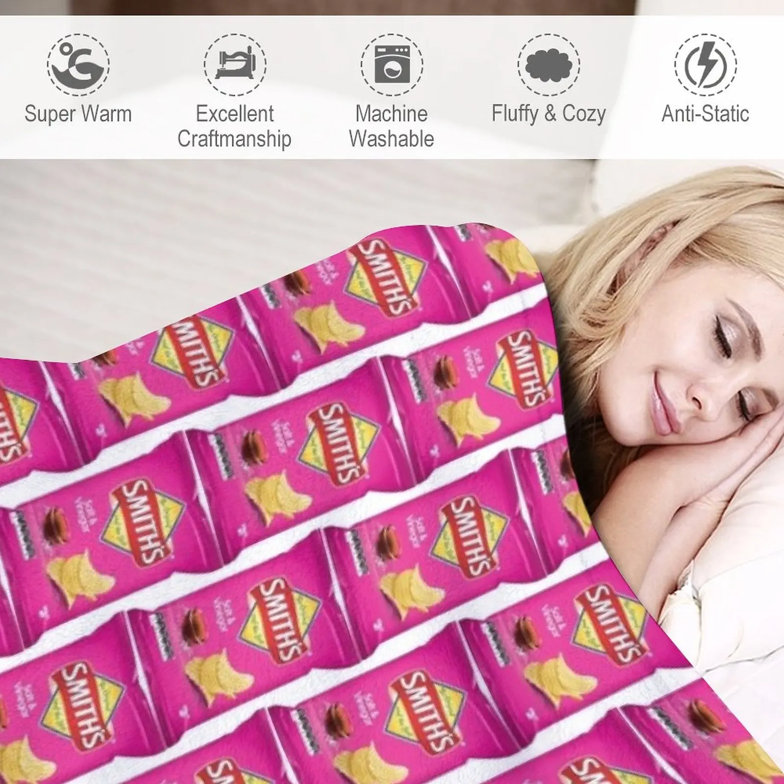 Smiths Chips-�ұ� �� ���� ������ ���, �ε巯�� ħ�� ���, ǫ���� ���, ���� ��� ���� ���