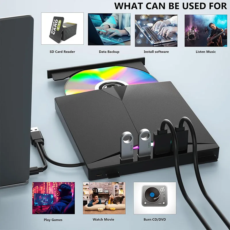 قارئ CD خارجي
