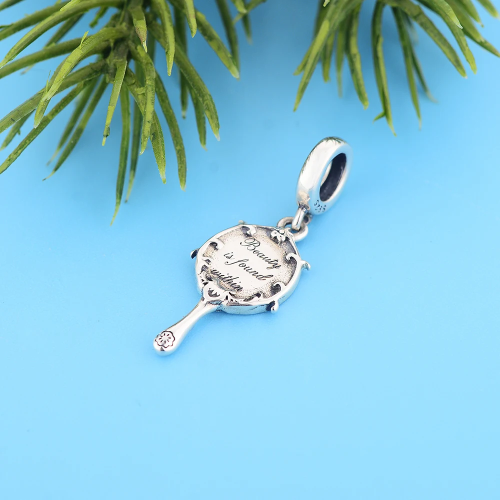 FC Jewelry Fit Original Charm Bracelet 925 Sterling Silver Cartoon Mirror Beauty Is Found In Bead For Making Women Berloque DIY 2