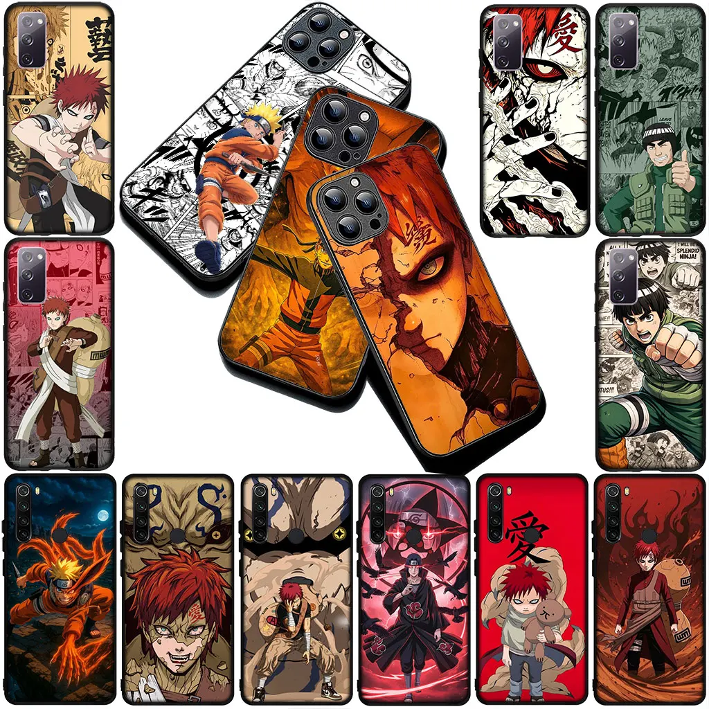 Gaara and Might Guy Silicone Phone Cover - Soft Protective Case