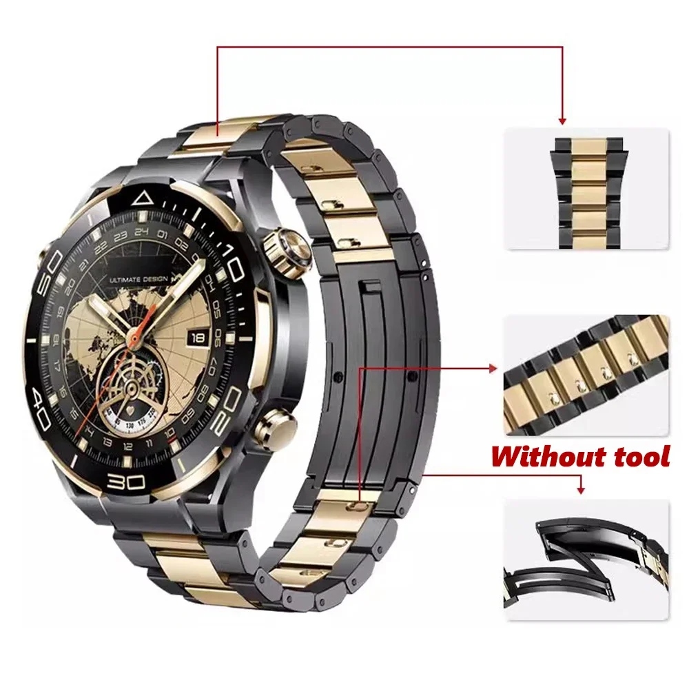Titanium Luxury Link Bracelet - 22mm