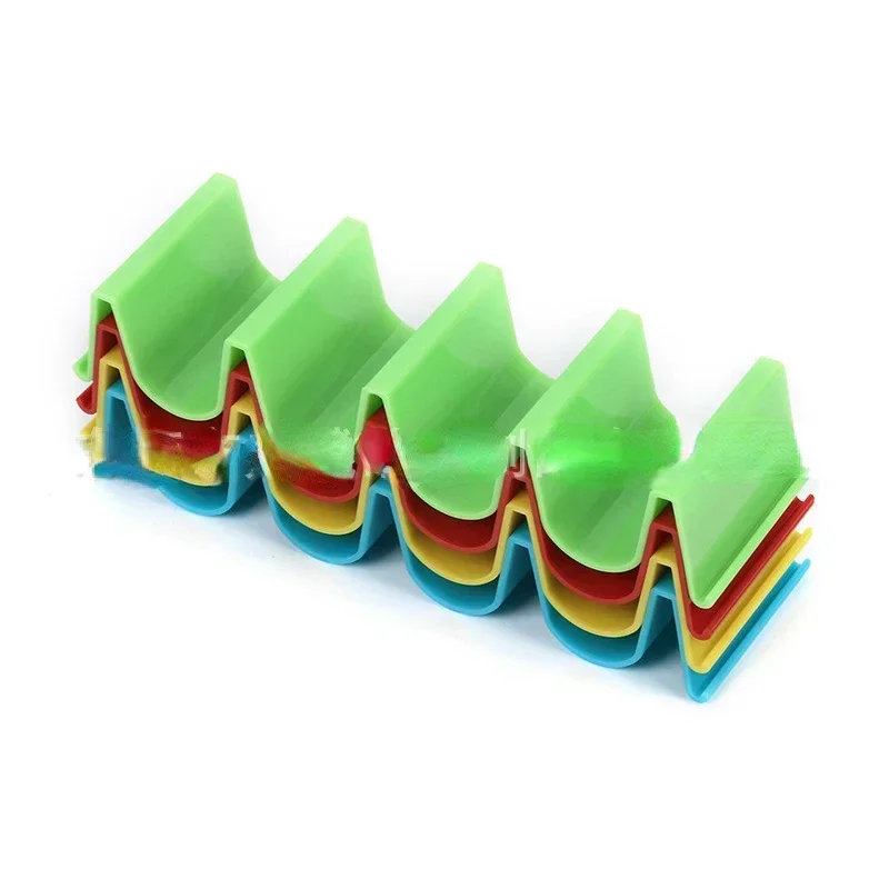 Creative Shape Taco Racks Holder Tortilla Rack Tray Pancake Holder Roll Wave Pancake Cake Rack Cake Cafes Shelf Mexican For Taco