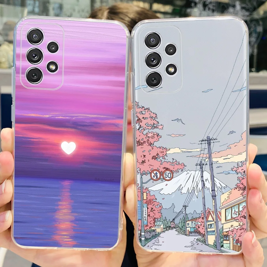 Stylish Painted Soft Silicone Back Cover Bumper Case