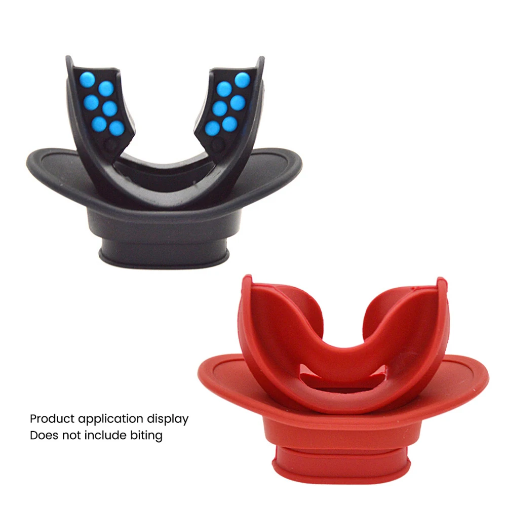 Silicone Snorkel Regulator Mouthpiece Soft Diving Equipment Second Level Breathing Tube Accessories Scuba Diving