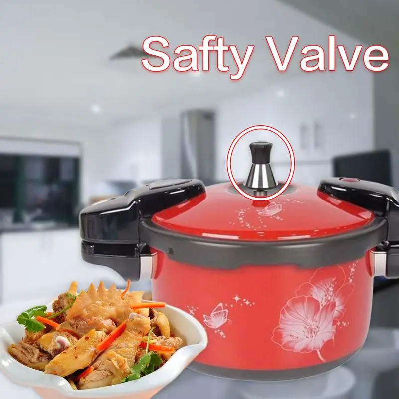 High Pressure Cooker Universal Aluminium Alloy Safety Universal Relief Jigger Valves Caps Gas And Induction Pressure Relief