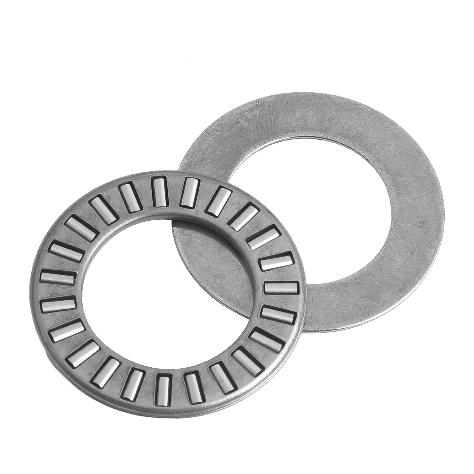 

Smooth and Efficient Performance Thrust Needle Roller Bearings 6 Sets Steel Cage Guides Heat Resistant Rollers