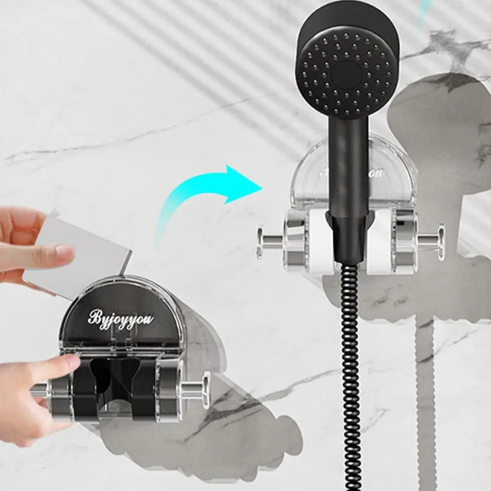 Description Picture 2 of itemAdjustable Shower Bracket Wall Mount No Drill Suction Cup Shower Wand Holder Handheld Sprayer Holders For Shower Bathroom Hotel
