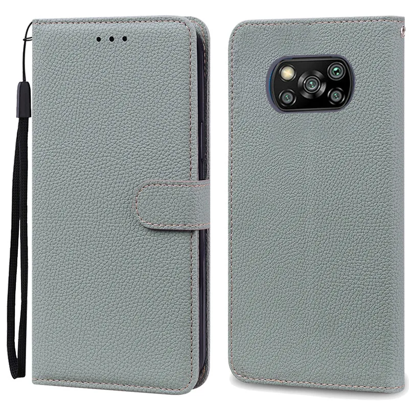 thumbnail image 1 of for Xiaomi Poco X3 NFC case x 3 GT x3 Pro fundas wallet flip leather phone cover Luxury coque for xiaomi poco x3 pro case cover, 1 of 5