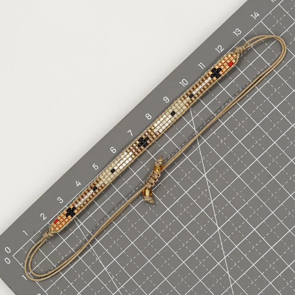 18 pezzi colorati Boho Beach bracciale Set pietre colorate braccialetto da spiaggia fatto a mano gioielli estivi per donna ragazza  36