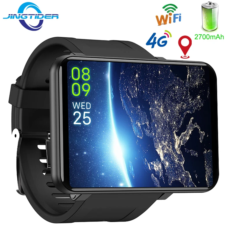 DM100 4G Smart Watch 2.86 Large Screen Android 7.1 Smartwatch 2700mAh  Battery MTK6739 Quad Core 3GB/32GB 5.0MP Camera Wifi GPS - AliExpress