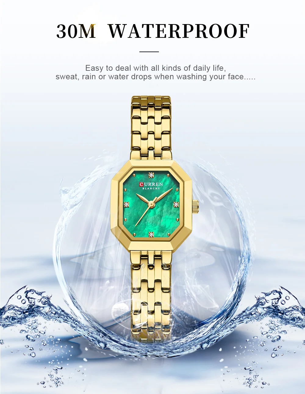 CURREN 9108 Luxury Women's Watch