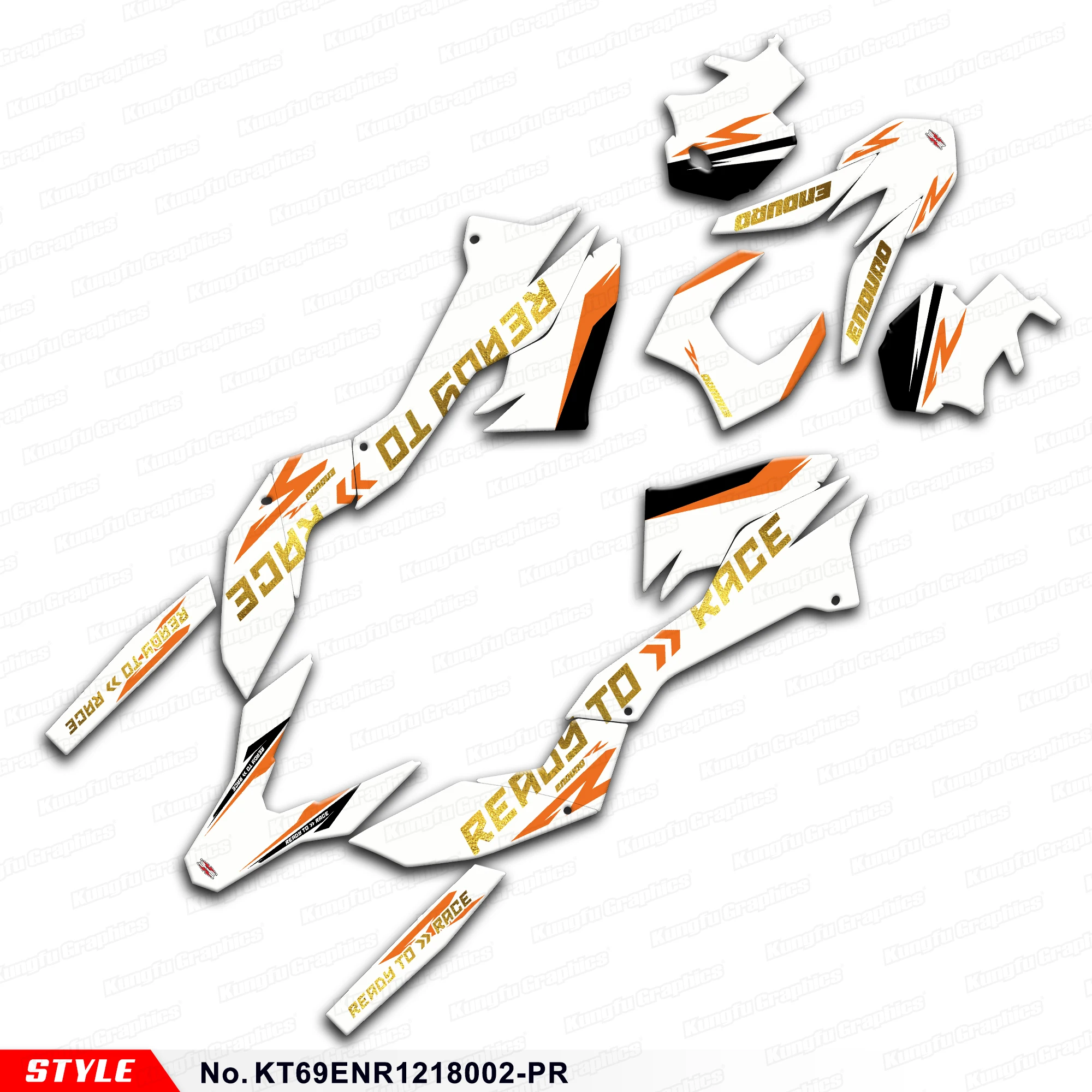 

Набор наклеек для KTM 690 SMC-R SMC Enduro R 2013 2014 2015 2016 2017 2018, стиль № KT69ENR1218002-PR