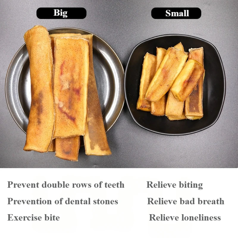 Air-dried real cowhide dog molar stick pet snack bite-resistant large dog molar teeth cleaning calcium supplement pet food