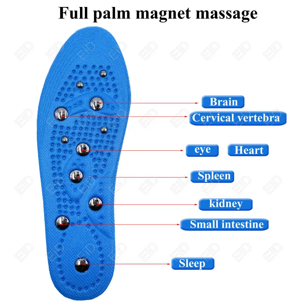  Ultradünne magnetische Akupressur-Einlegesohlen, Sport-Einlegesohlen, Akupunkt-Massage, Plantarfasziitis-Vorlage, orthopädische Einlegesohlen für Männer und Frauen – Detail 8