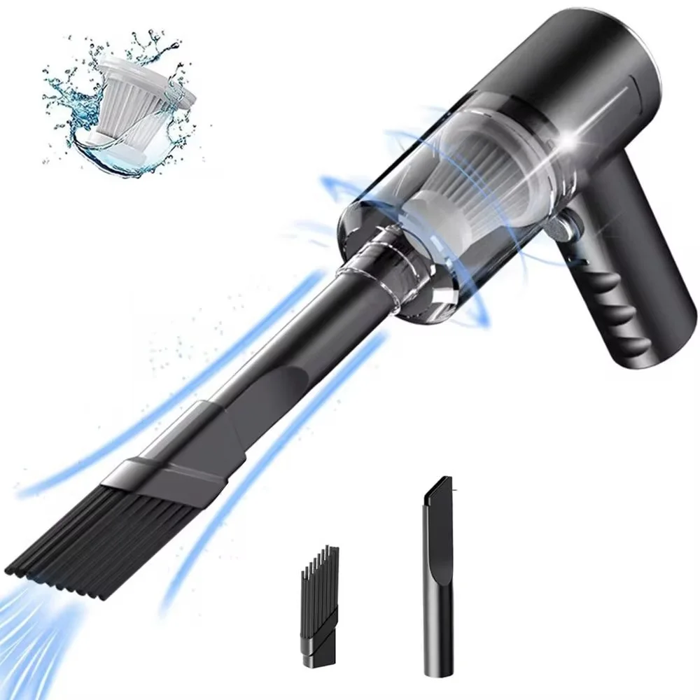 Wireless Vacuum Cleaner 1pc Wireless Vacuum Cleaner Dual Use for Home and Car 120W High Power Powerful