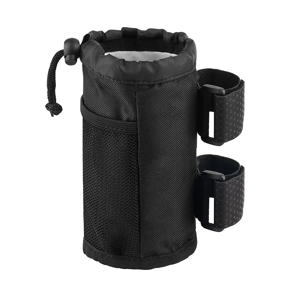 

Bicycles Bottle Bag Mesh Pocket Compartments Bike Wheelchair Drink Holder Outdoor Portable Removable Biking Storage Pouch