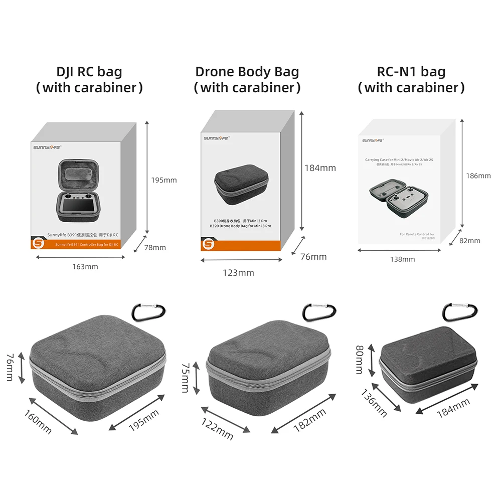 Drone Accessories Drone Storage Bag DJI Case Drone Case Portable Carrying Case For DJI Mini 3 Pro Storage Bag Remote Controller Battery Drone Body Handbag for DJI Mini 3 Pro Accessory