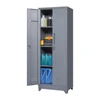 Metal Cleaning Tool Cabinet with Locking Door Tall Broom Tool Organizer and Storage Cabinets for Kitchen Pantry Office Shop 4