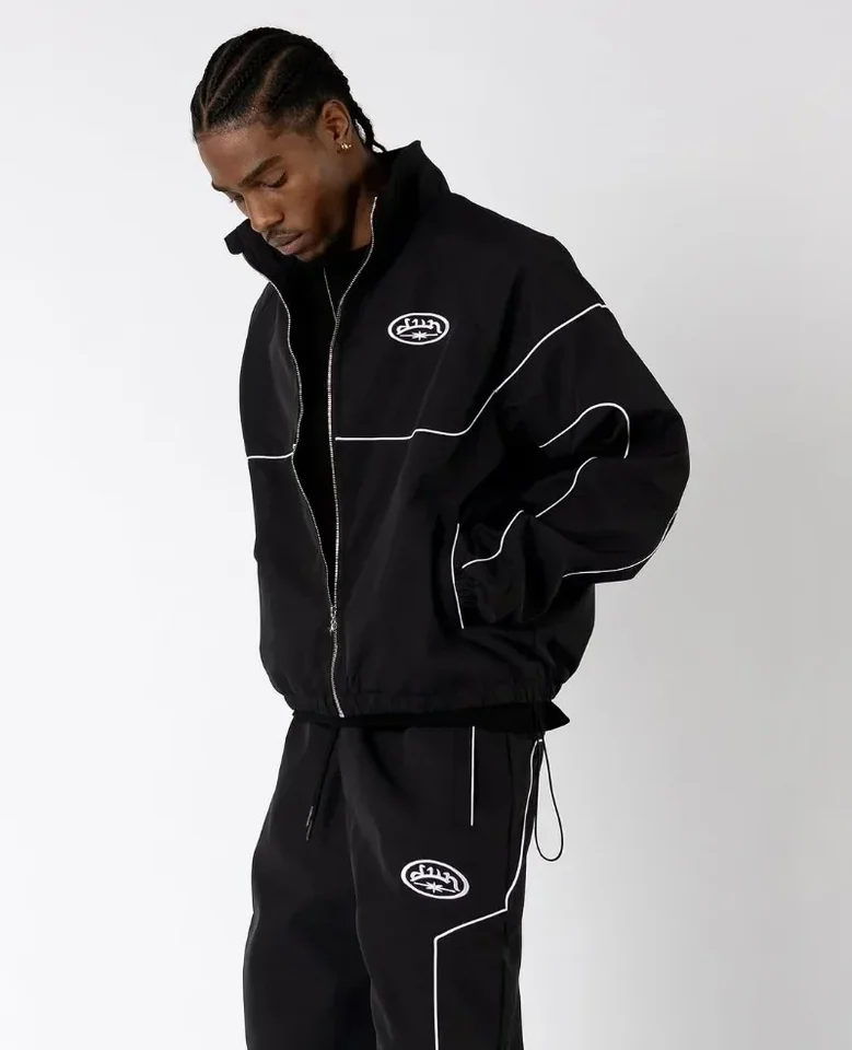 Felpa Con Cappuccio Zip Up Uomo Donna Halloween Scheletro Strass Y2K Gotico – NJNJGO, Taglia M
