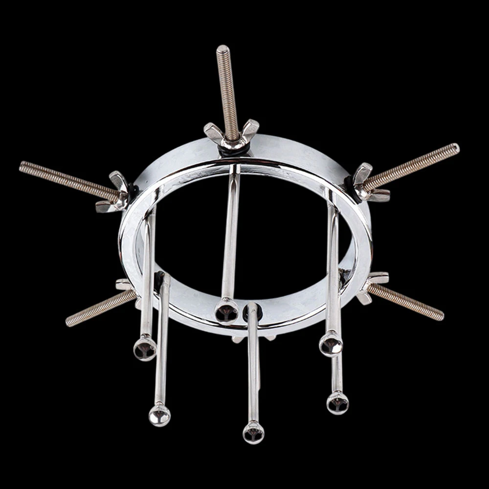 Adjustable Huge Stainless Steel Anal Dilator Metal Vaginal Speculum