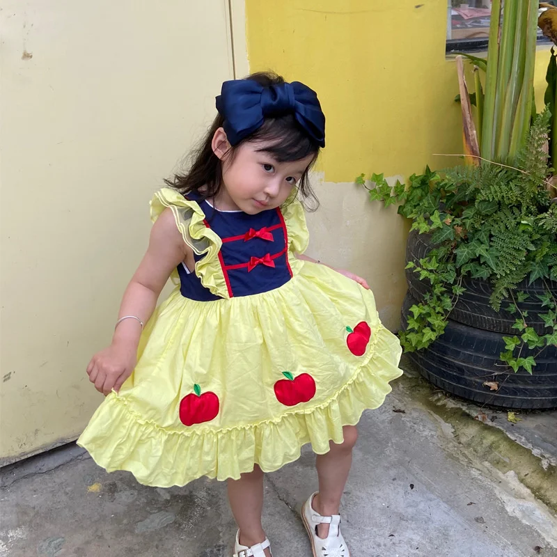 Children's Summer Girls' Spanish Style Vest Skirt Children's Lovely Princess Skirt Baby Lolita Dress