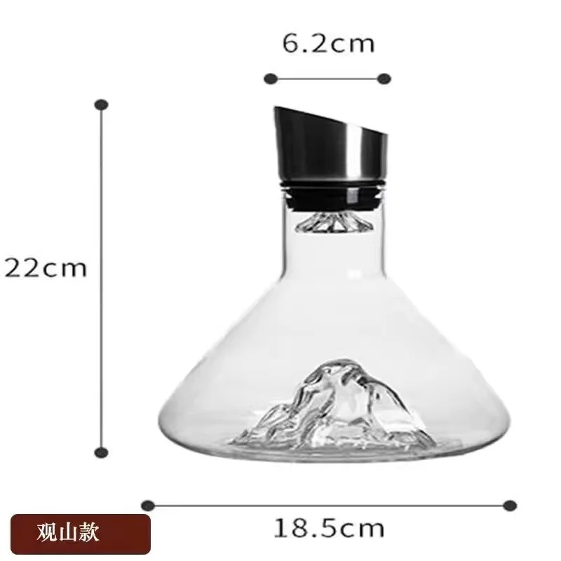Iceberg Waterfall Wine Decanter Fast Home Use Set Thickened High-Grade Crystal Glass Grape Pouring Wine Fair Mug