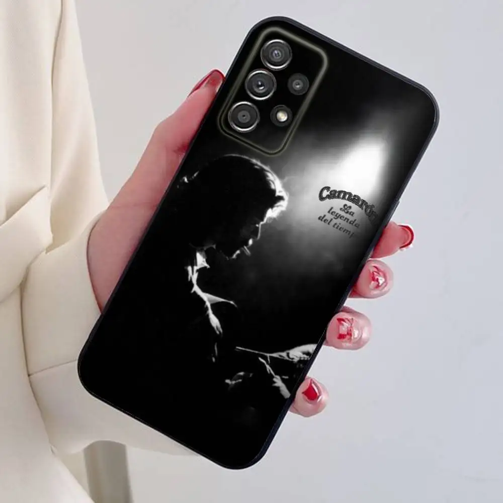 Camaron De La Isla Black Soft Silicone Phone Case