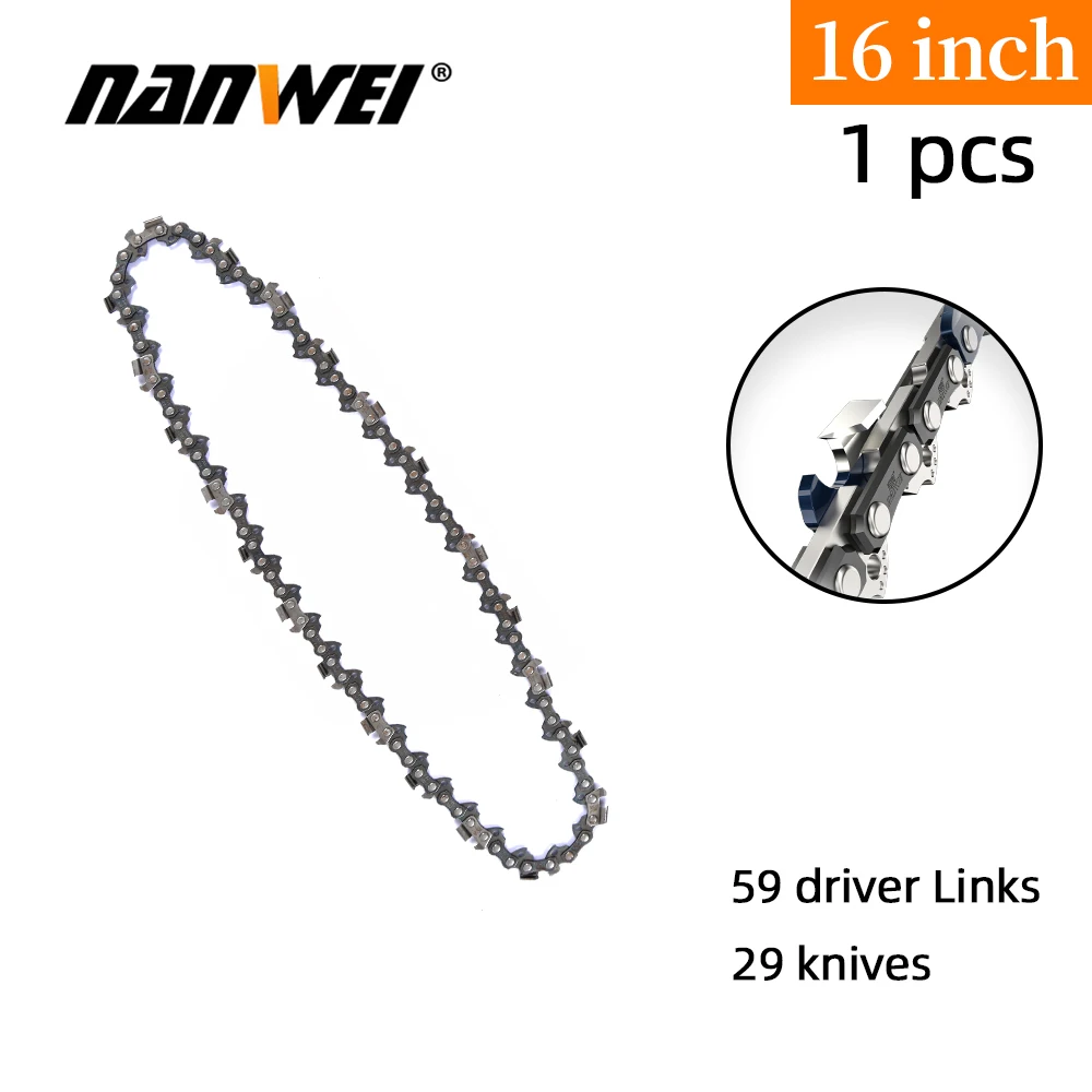 NANWEI Chains for electric chain saws 4/6/8/10/12/16 inch wood saws chain saws images - 6
