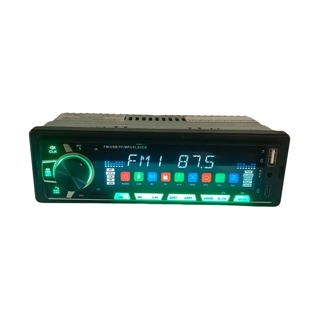Car Bluetooth MP3 player, car radio, USB/TYPEC dual interface, supports mobile phone charging, AM/FM/RDS broadcasting 3