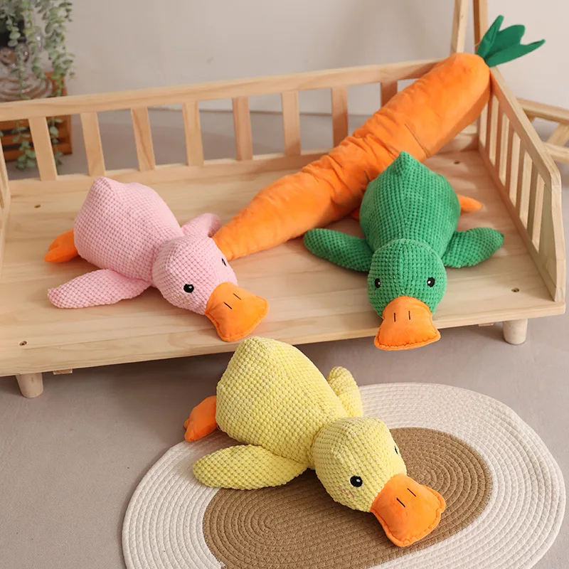 

Dog Toy Plush Bite Resistant Sleeping Toy Sound Dog Undulator Golden Hair Corgi Cat Dog Pet Supplies 2024 New Wholesale
