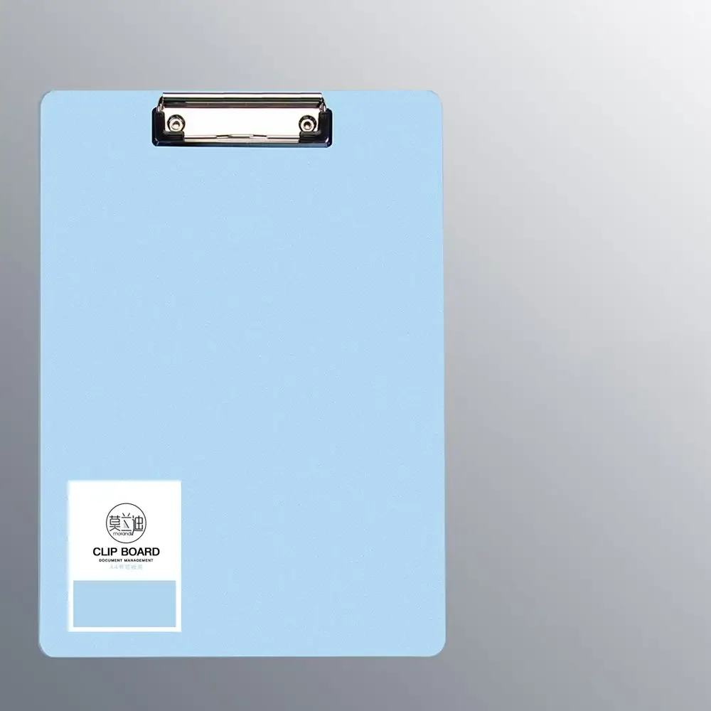 Low Profile Clip Hardboard Clipboard and Writing Pad