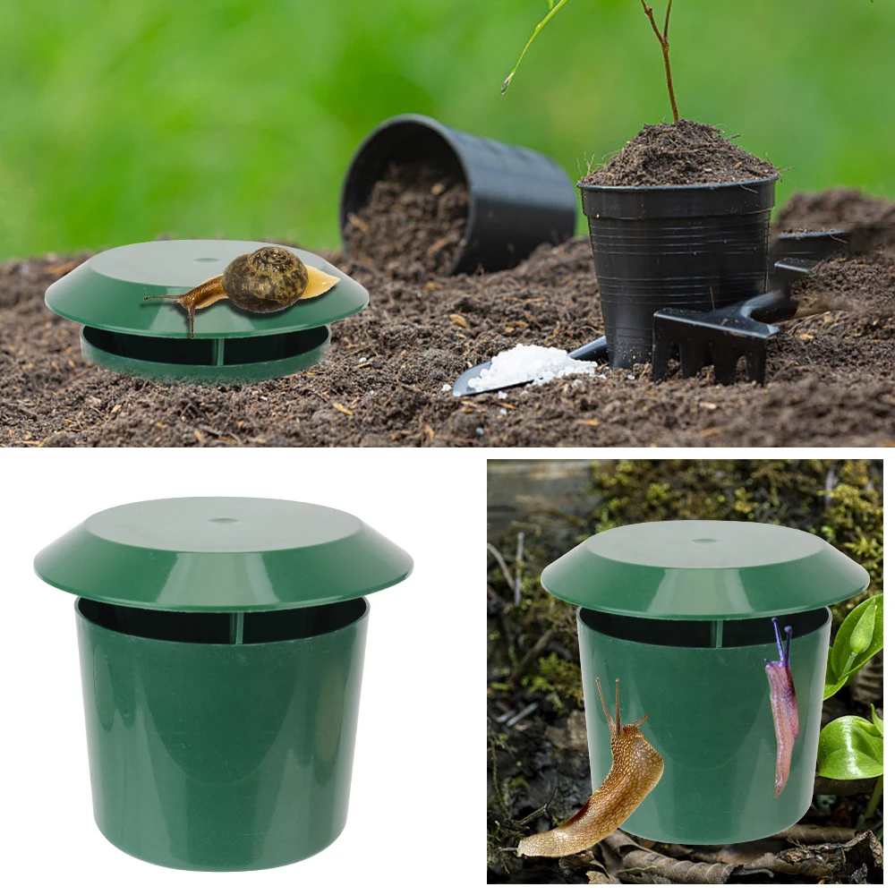 Garden Farm Protector Animal Pest Repeller Gintrap Tools Snail Cage Eco-friendly Slug House Pests Reject Snail Trap Catcher