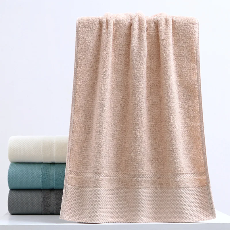 

High quality 100% cotton bath towel set suitable for face bathroom soft touch super absorbent Hotel shower multicolor 74x34cm