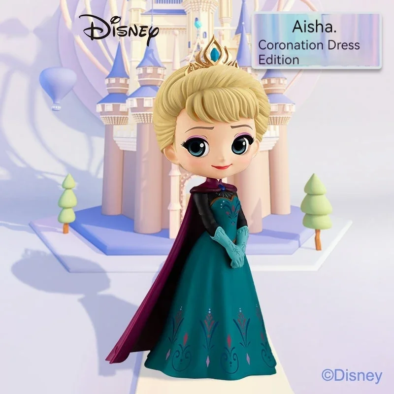 

Disney Princess Elsa Queen Anime Figure Frozen Elsa Coronation Desktop Decoration Christmas Present Children'S Toys 15cm pvc