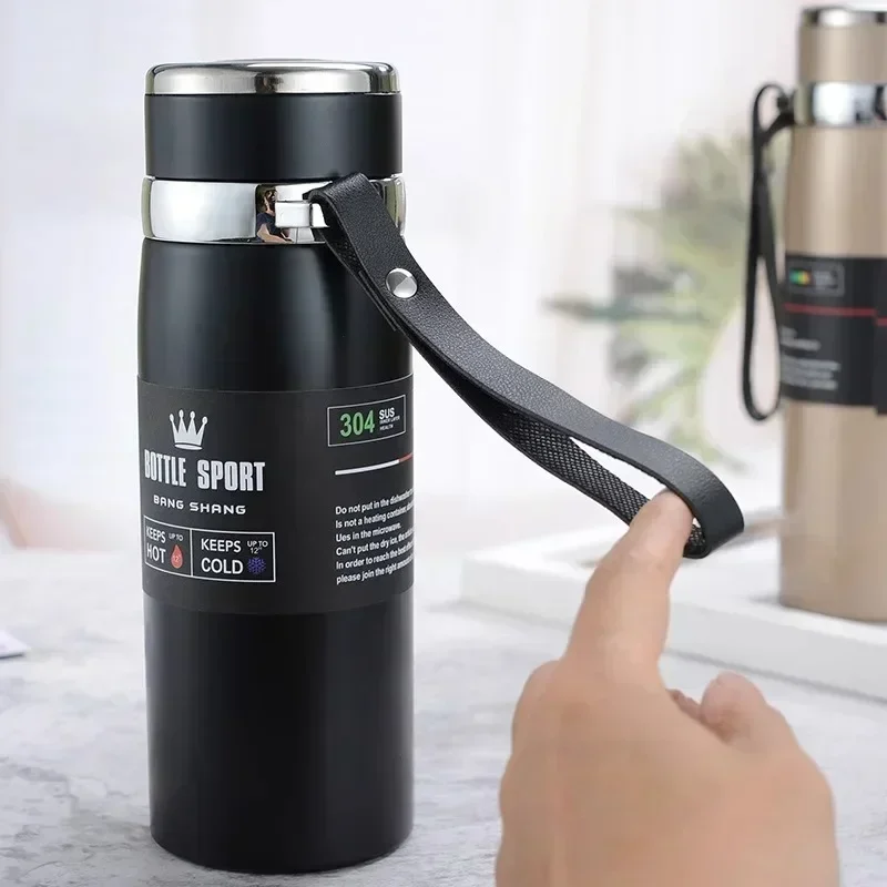 800ML Thermal Water Bottle Stainless Steel Thermos Vacuum Flasks Cold and Hot Water Bottle For Coffee Tea Bottle gifts